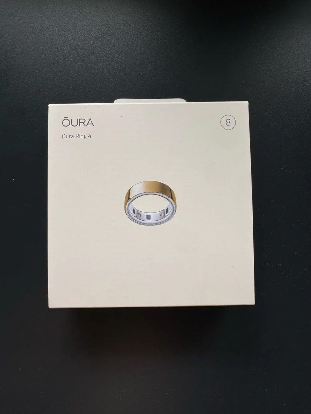 NEW Oura Ring 4 gold size 8